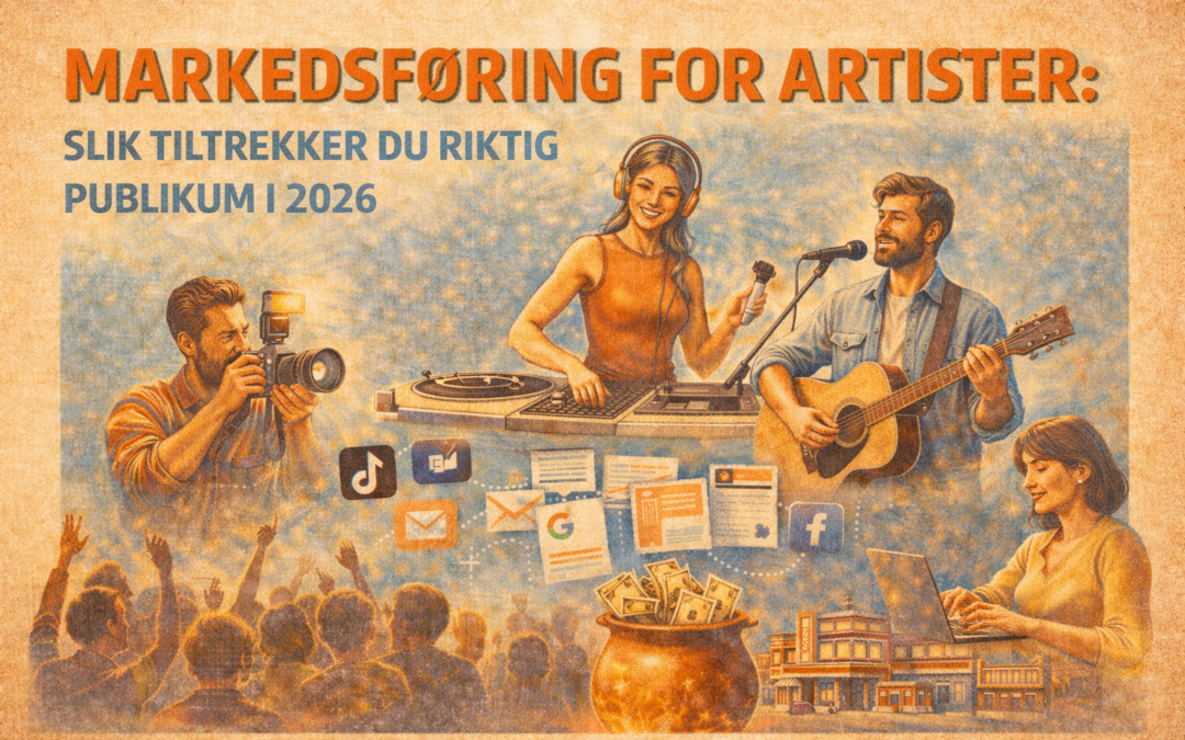 Markedsføring for artister: slik tiltrekker du riktig publikum i 2026